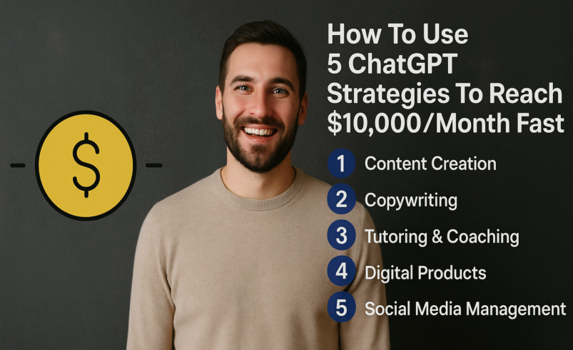 How To Use 5 ChatGPT Strategies To Reach $10,000/Month Fast